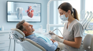 Limpieza dental profunda en Clínica Palacios Cipoletti: prevención de infartos mediante el cuidado de las encías en pacientes cardiópatas.